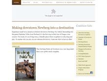 Tablet Screenshot of newbergdowntown.org